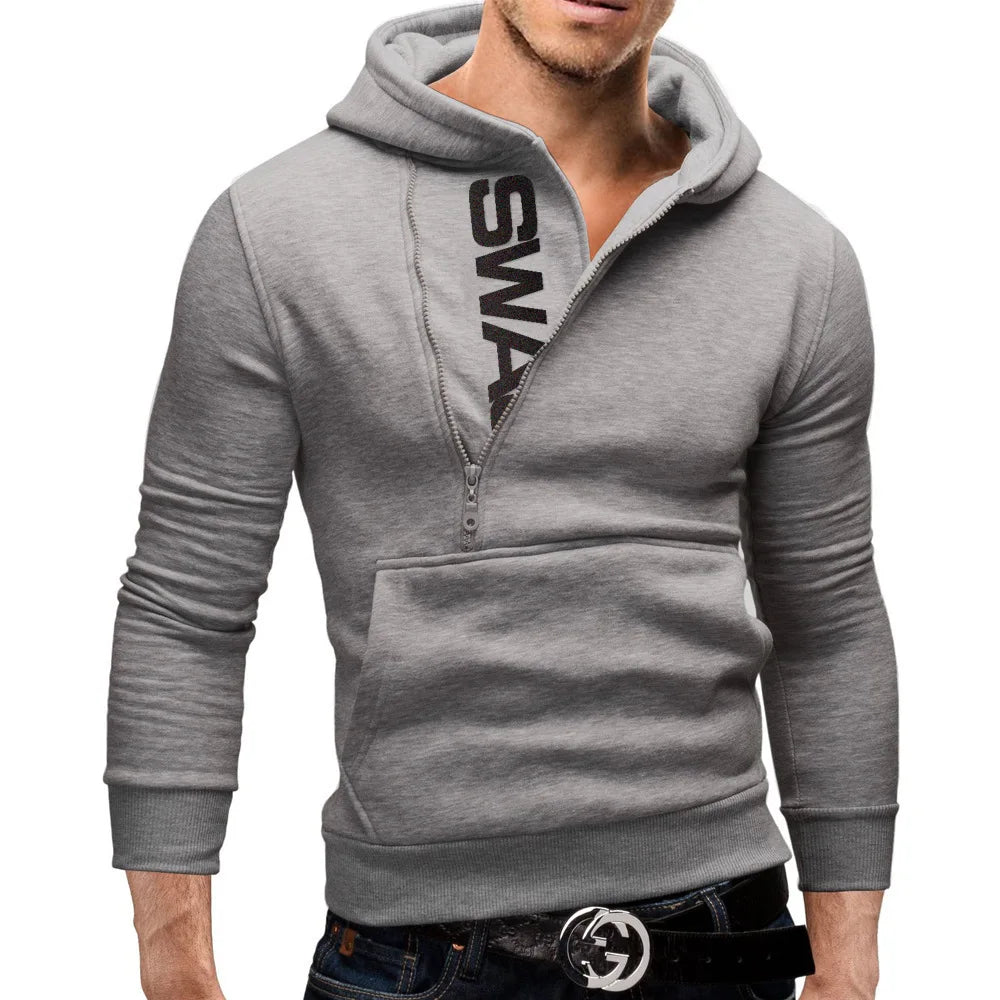Stylischer kapuzenpulli mit seitlichem reißverschluss - Neil