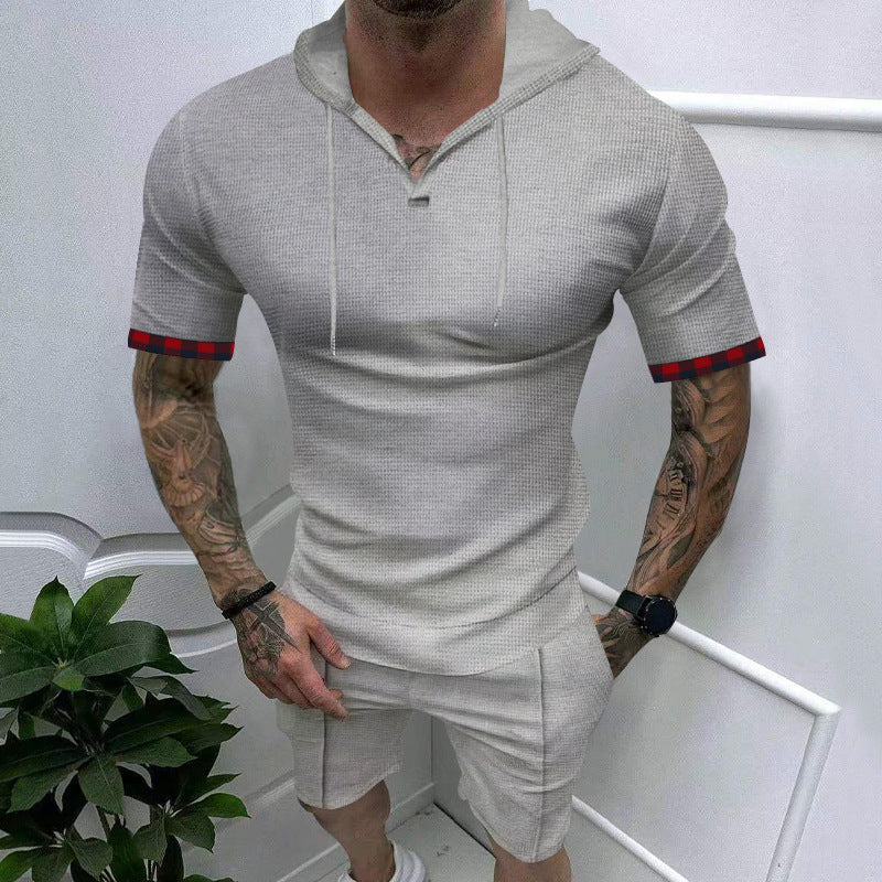 Karlo - das stylische set aus shirt und shorts für männer