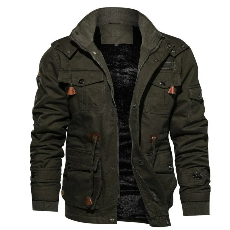 Mit fleece gefütterte winterjacke – Corbin