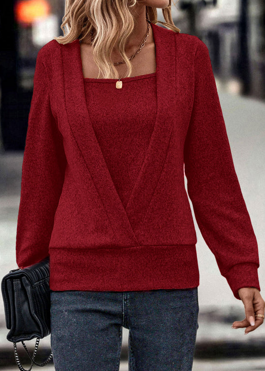 Aniek | r strickpullover mit v-ausschnitt