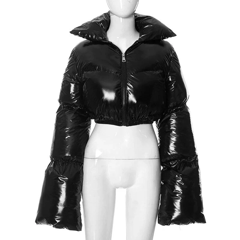 Aoife - stylische kurze pufferjacke mit steppmuster