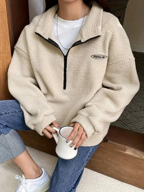 Kate - pullover-sweatshirts mit reißverschluss