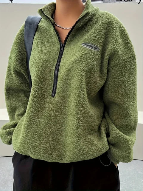 Kate - pullover-sweatshirts mit reißverschluss