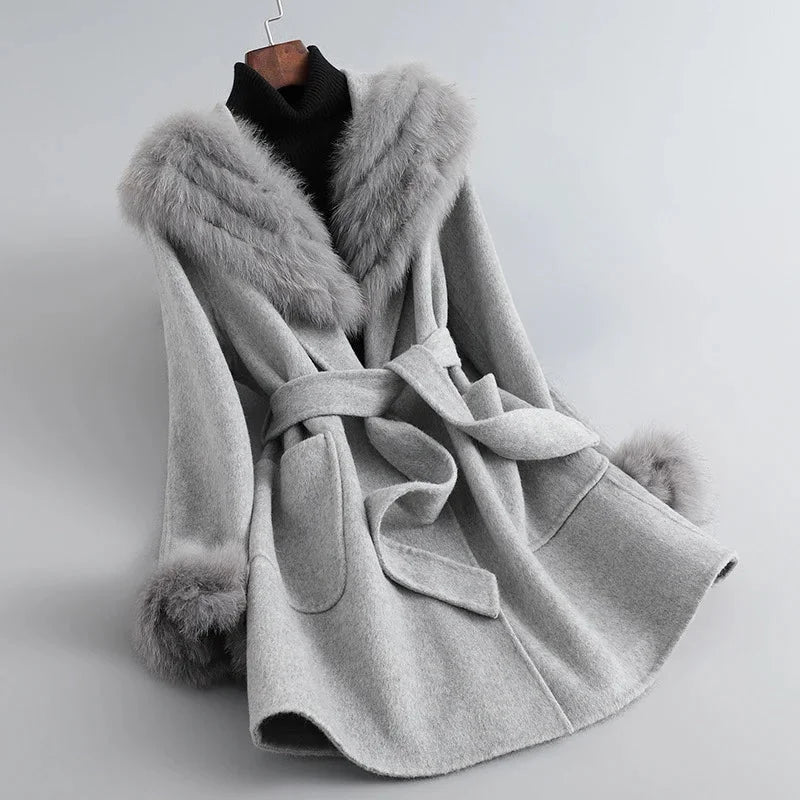 Jasmine – lange verträumte winterjacke
