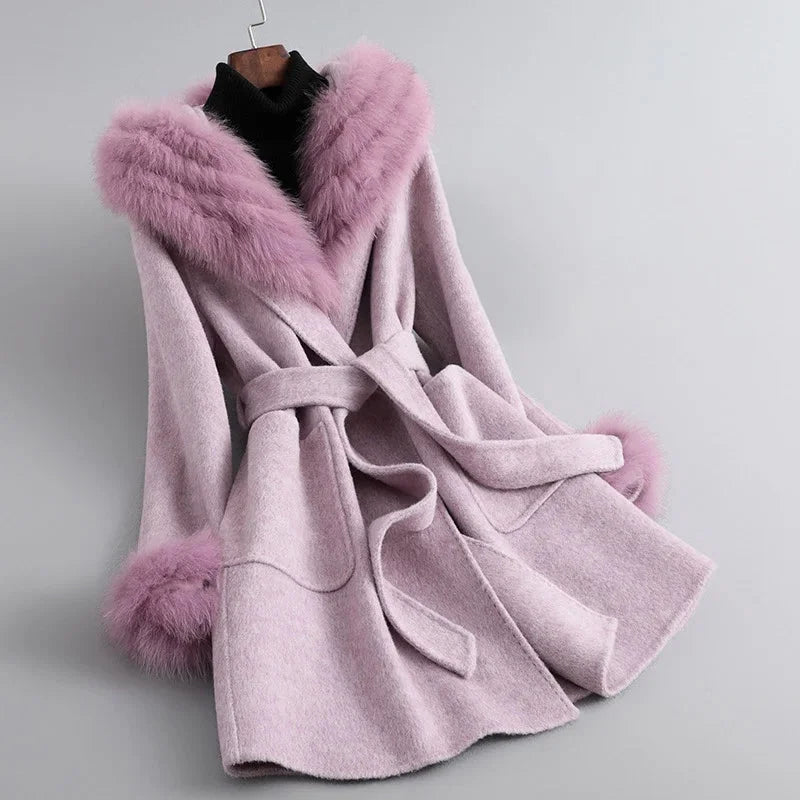 Jasmine – lange verträumte winterjacke