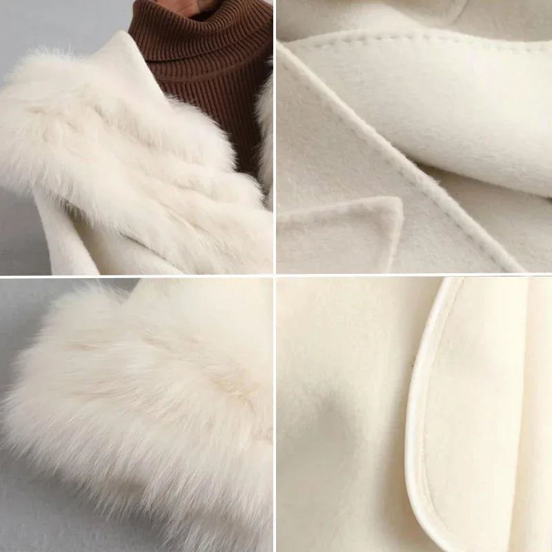 Jasmine – lange verträumte winterjacke