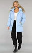 Callista – locker sitzende winter-daunenjacke mit kapuze und reibverschlüssen