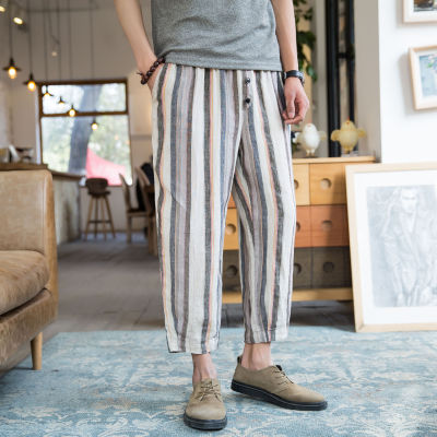 Konstantin - stylische leinen hose für männer