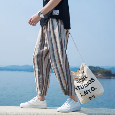 Konstantin - stylische leinen hose für männer
