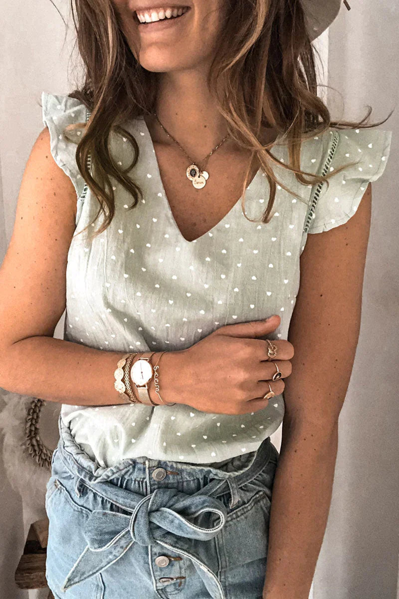 Esme - stylisches sommer top mit elegantem schnitt für frauen