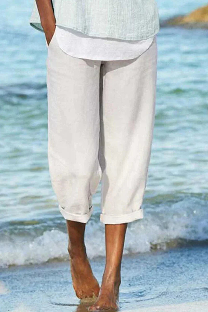 Finda - lässige und stylische leinen hose