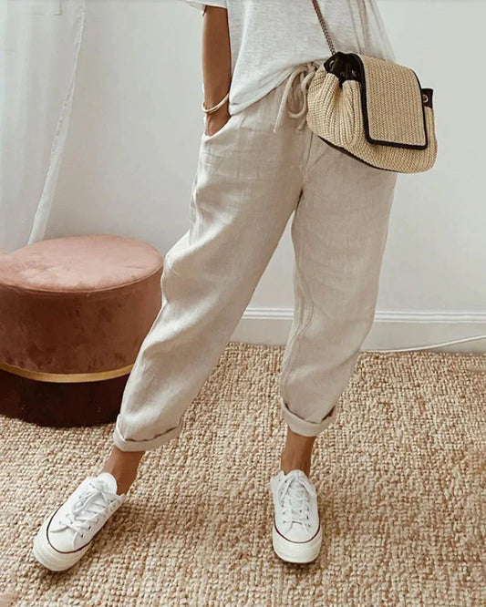 EVA - lässige und stylische leinen hose