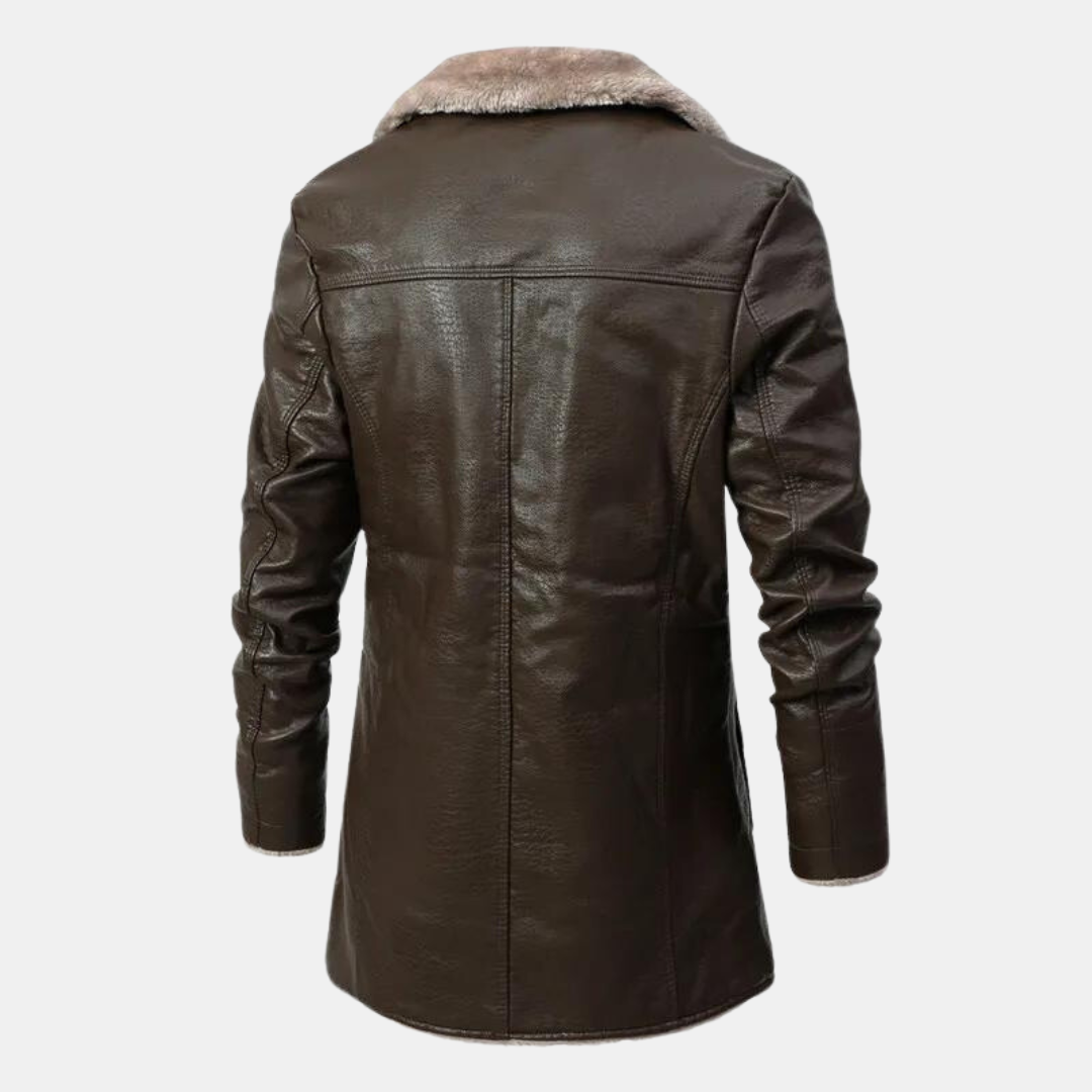 Brand | herren winter ledermantel