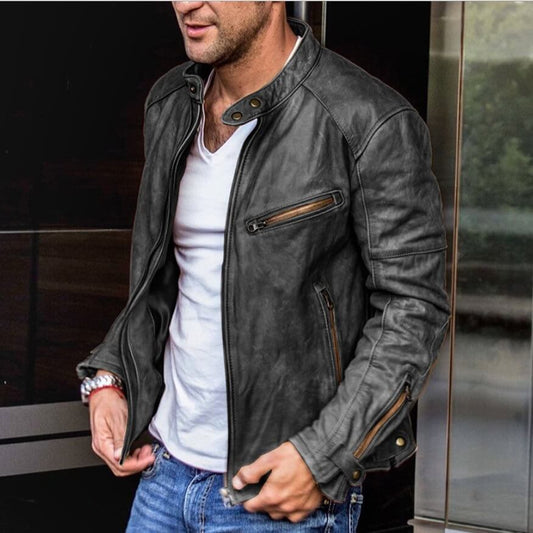 Ted - Die elegante und widerstandsfähige Lederjacke