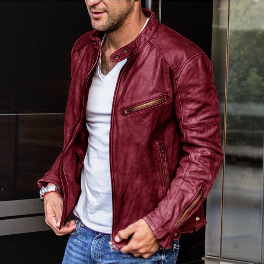 Ted - Die elegante und widerstandsfähige Lederjacke