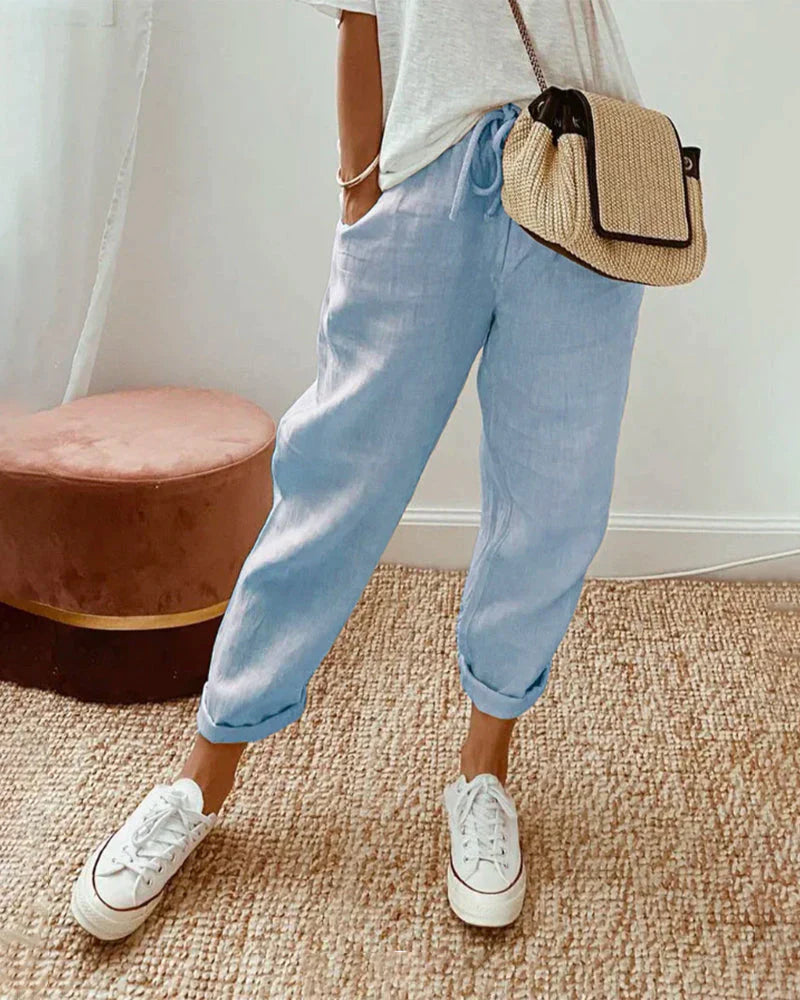 EVA - lässige und stylische leinen hose