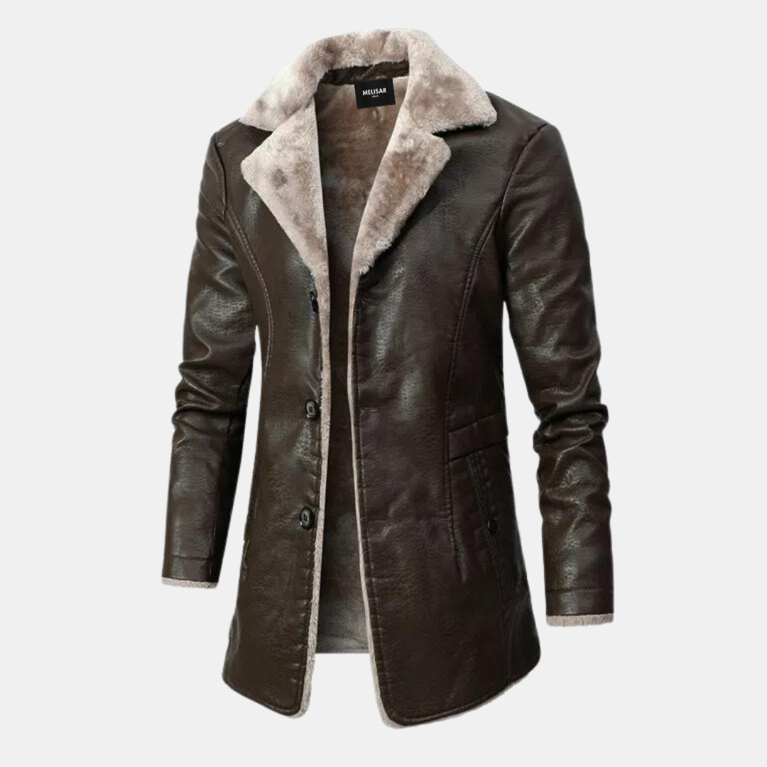 Brand | herren winter ledermantel
