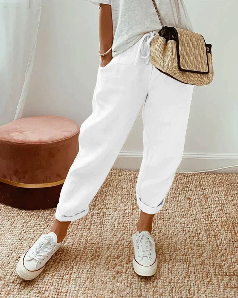 EVA - lässige und stylische leinen hose