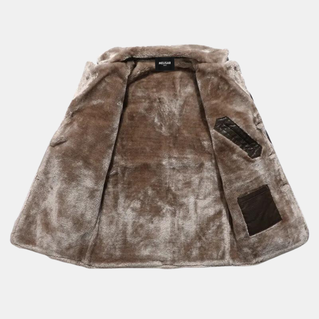 Brand | herren winter ledermantel