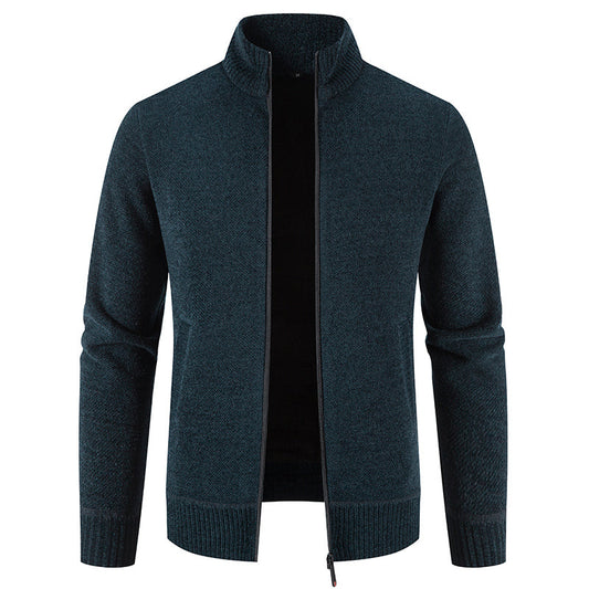 Patrick – herren-cardigan mit hohem kragen