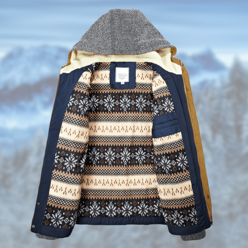 Norder - Die elegante Jacke mit m Innen-Print