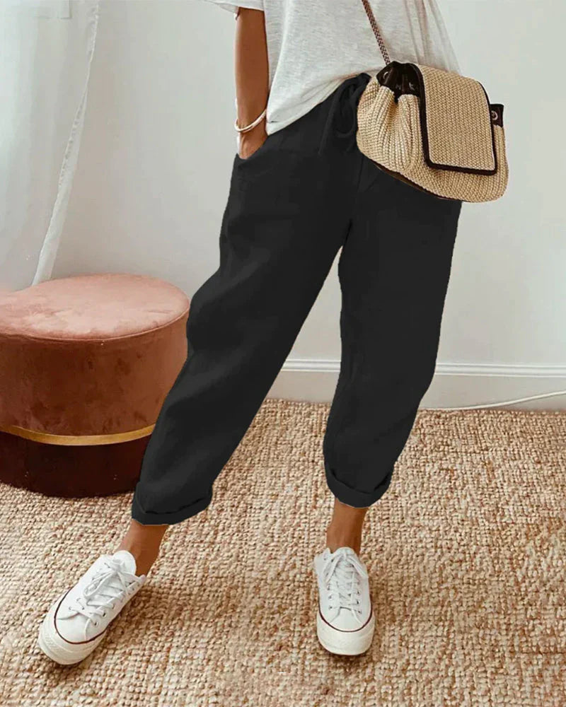EVA - lässige und stylische leinen hose