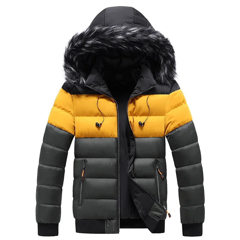 Blake – thermo-winterjacke mit fellkapuze