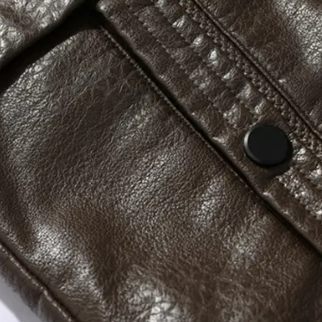 Brand | herren winter ledermantel