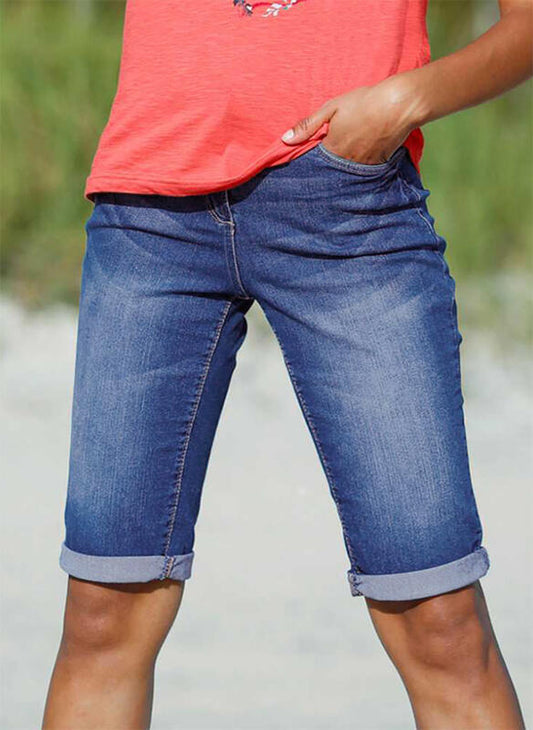 Amanda - bequeme jeans shorts für den sommer