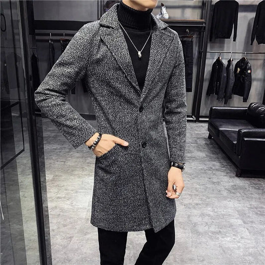 Karl – lange winterjacke für herren