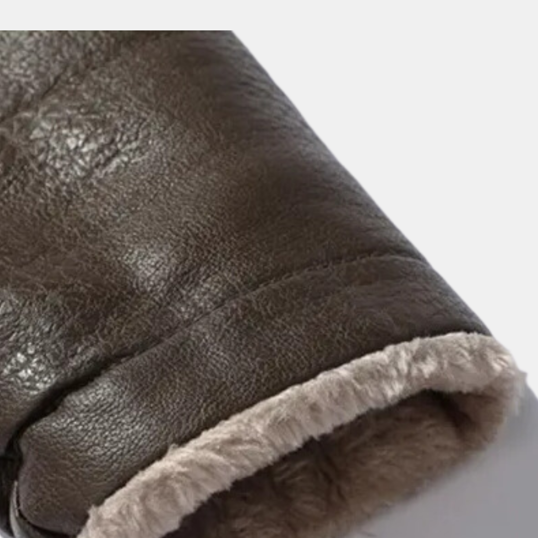 Brand | herren winter ledermantel