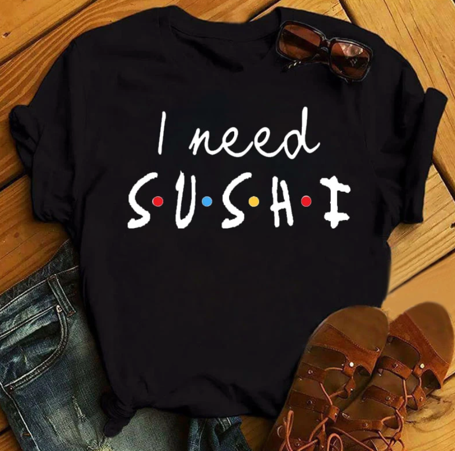 Sushi shirt - modisches t-shirt mit designs