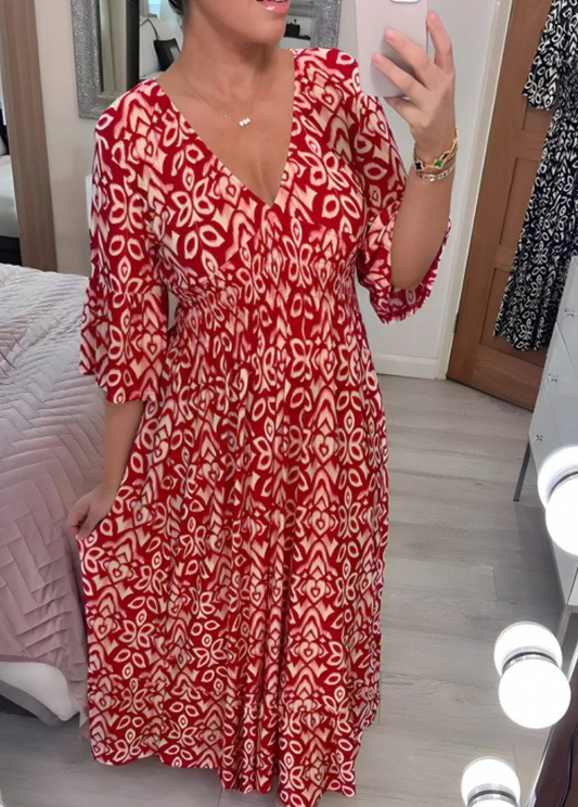 Amita - langes maxi kleid für den sommer