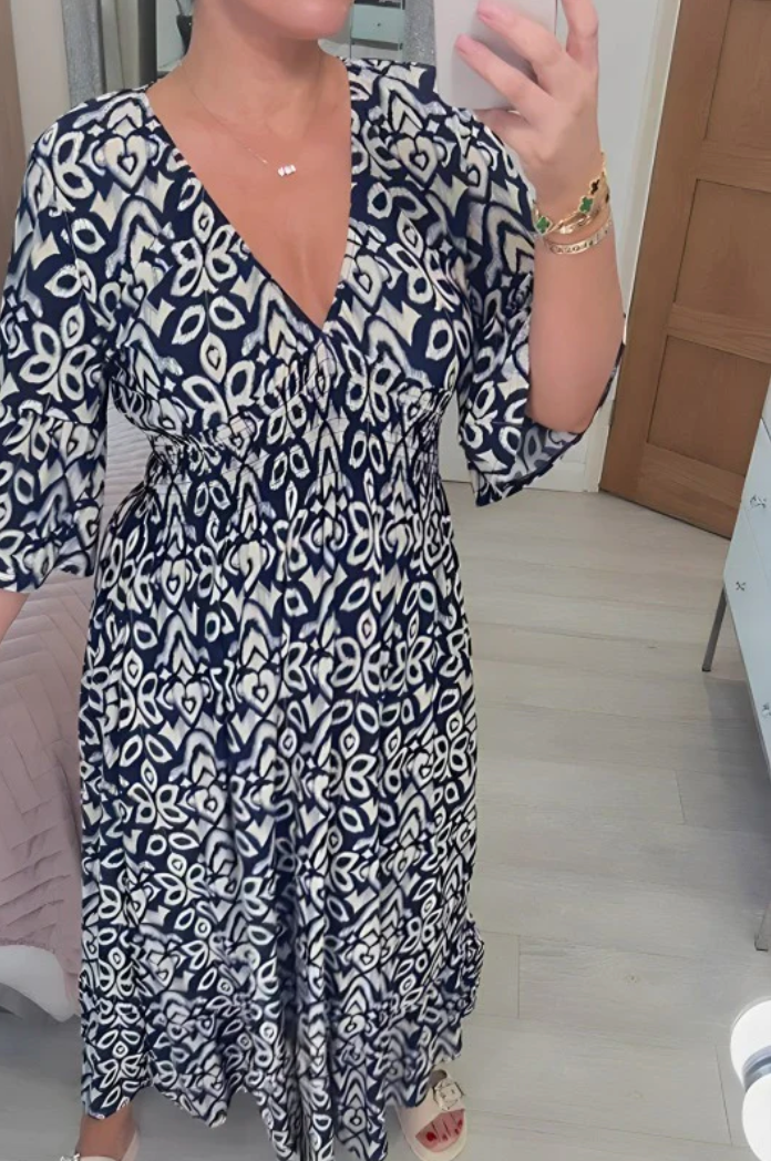 Amita - langes maxi kleid für den sommer