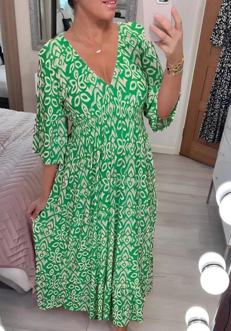 Amita - langes maxi kleid für den sommer
