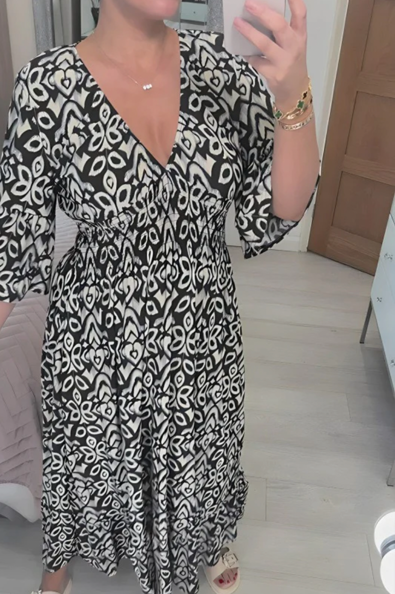 Amita - langes maxi kleid für den sommer