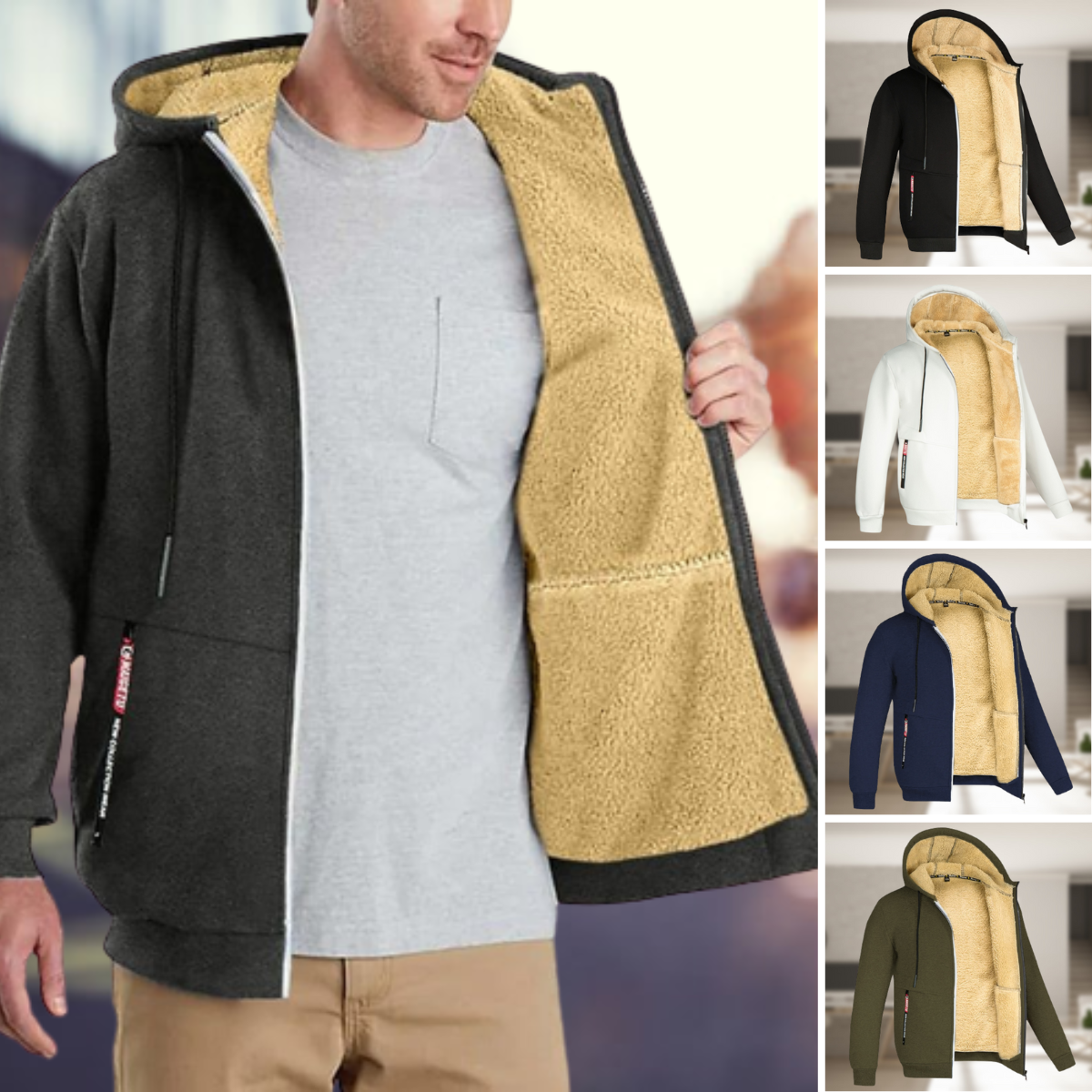 Jasper – lässige herren-winterjacke