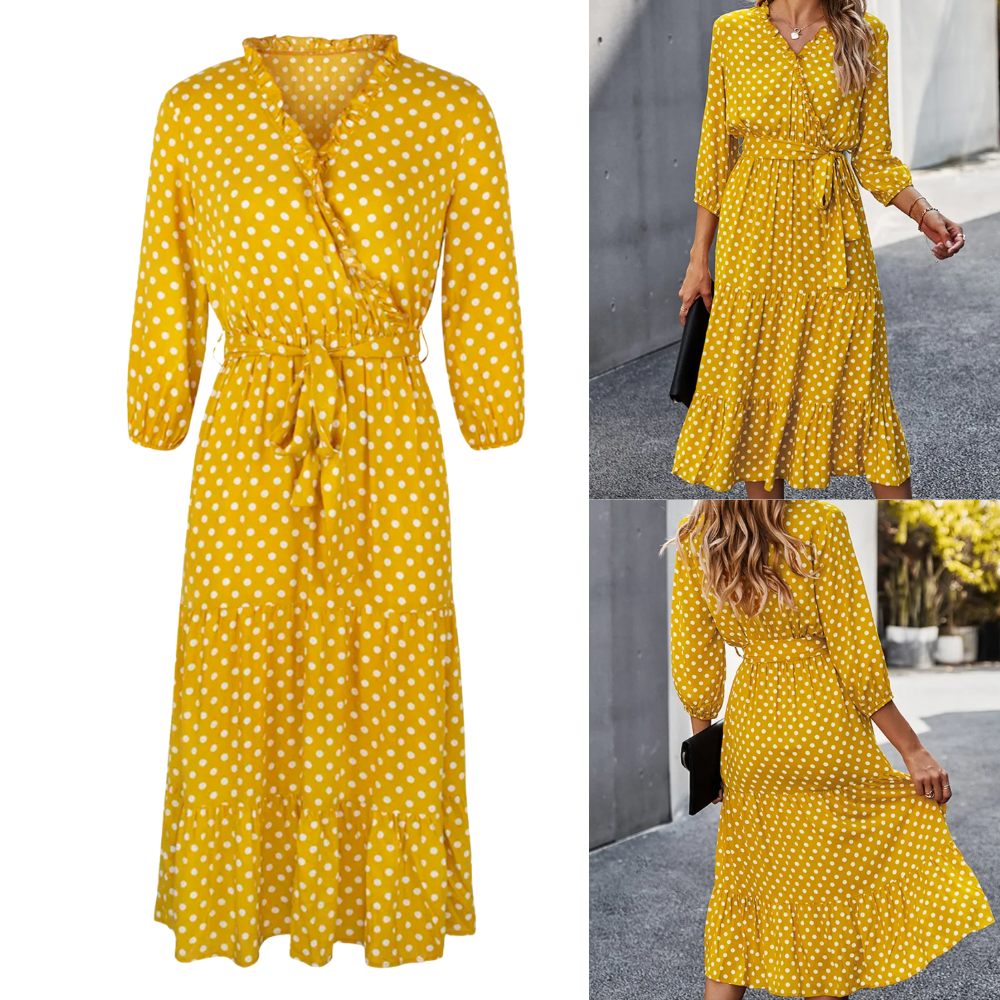 Cecile - super stylisches frühlingskleid für damen