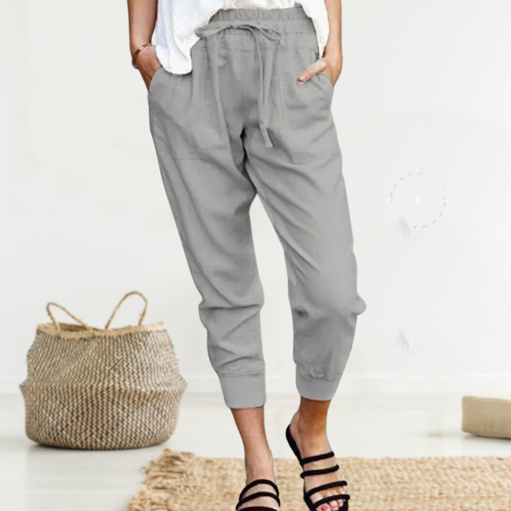 Celine - lässige und stylische leinen hose