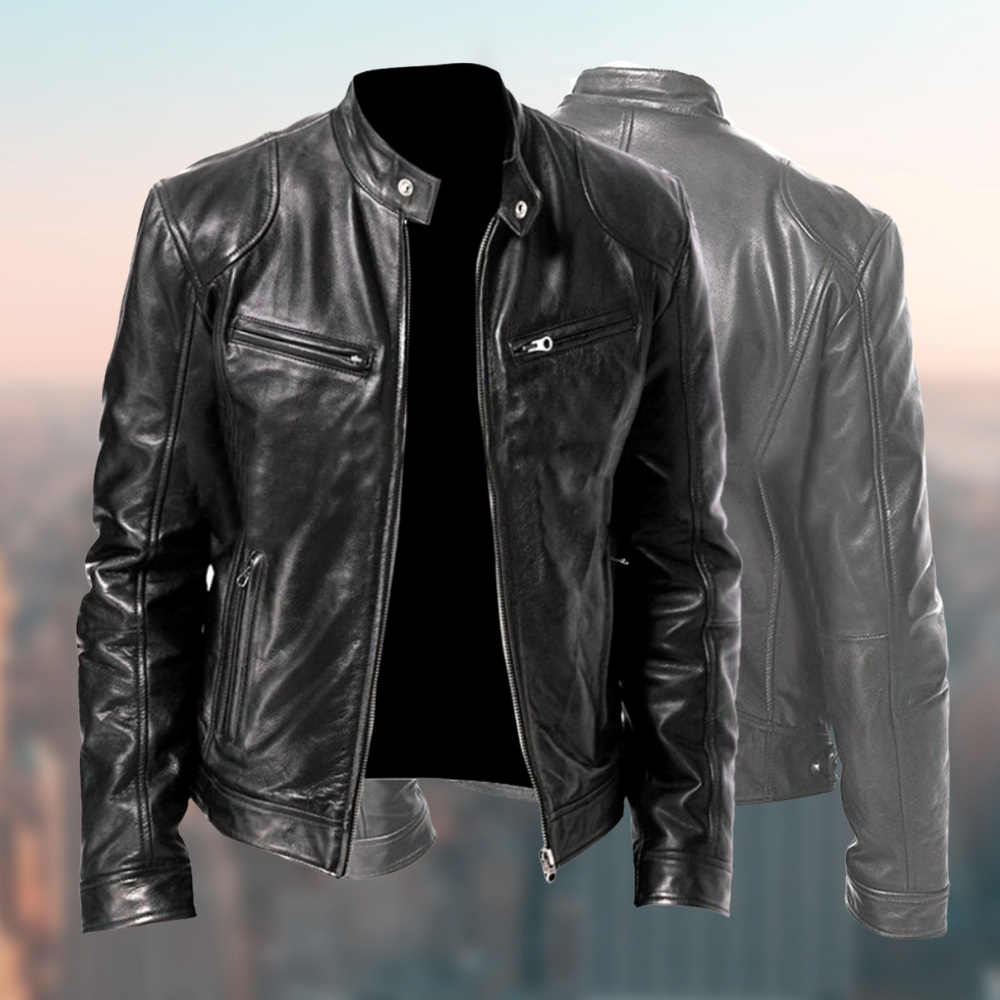 THEO - Die stylische und Lederjacke