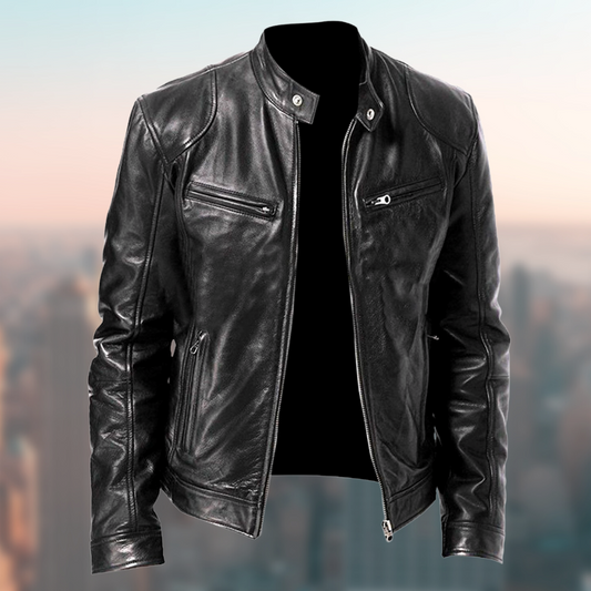 THEO - Die stylische und Lederjacke