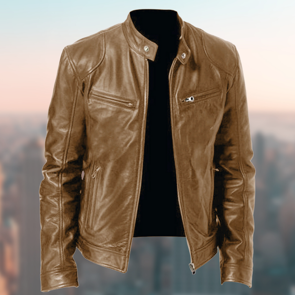 THEO - Die stylische und Lederjacke