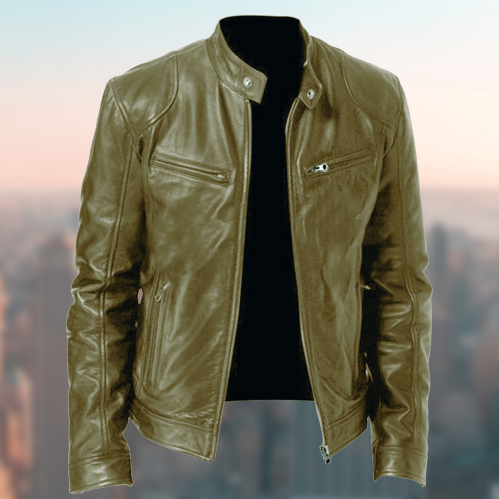 THEO - Die stylische und Lederjacke