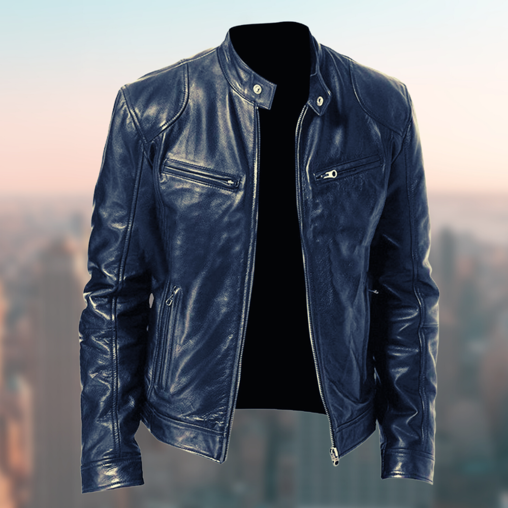 THEO - Die stylische und Lederjacke