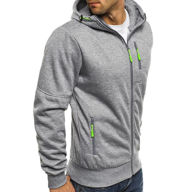 Grays - winter-hoodie für herren mit reibverschluss