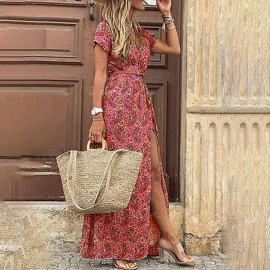 Bia - langes maxi kleid im boho-stil