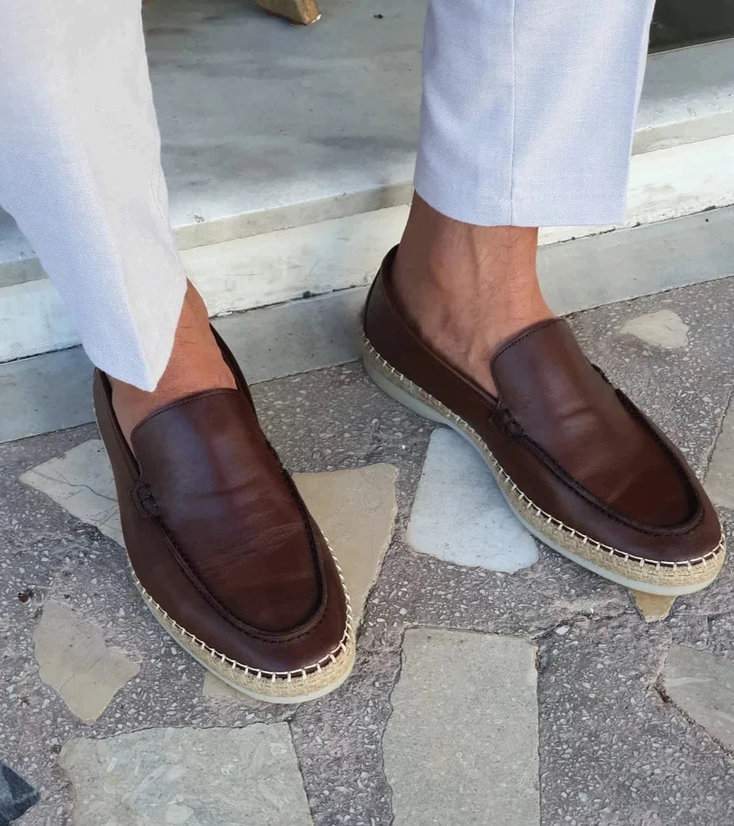 Napoli - super stylische und komfortable leder loafers für männer
