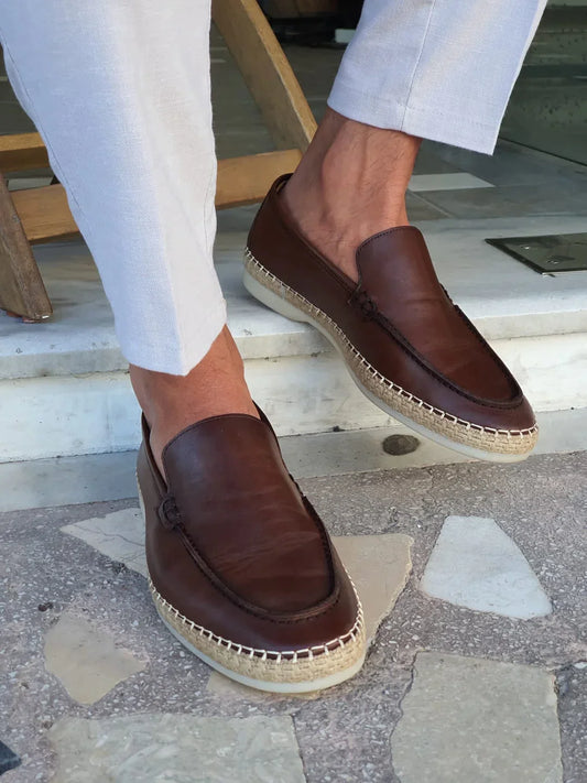 Napoli - super stylische und komfortable leder loafers für männer