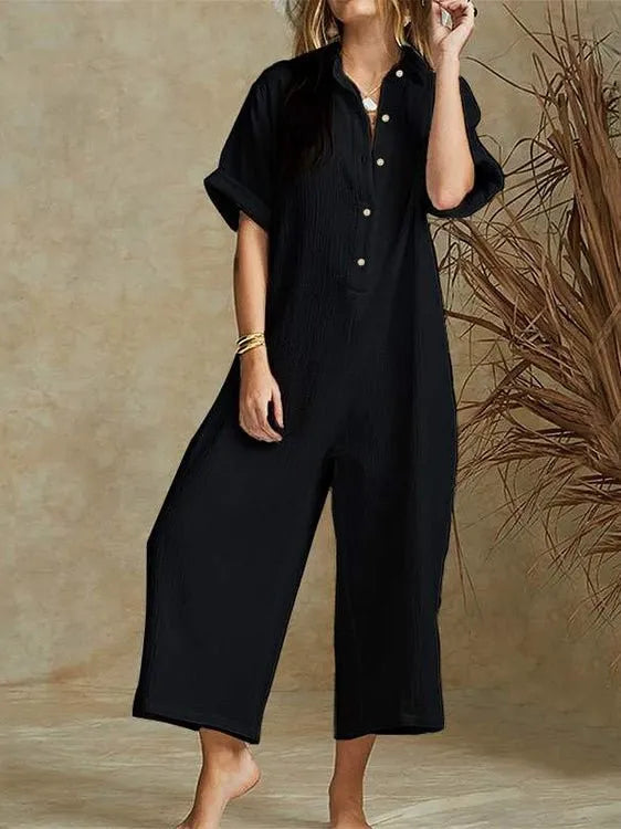Jennifer - super stylischer leinen-jumpsuit für damen