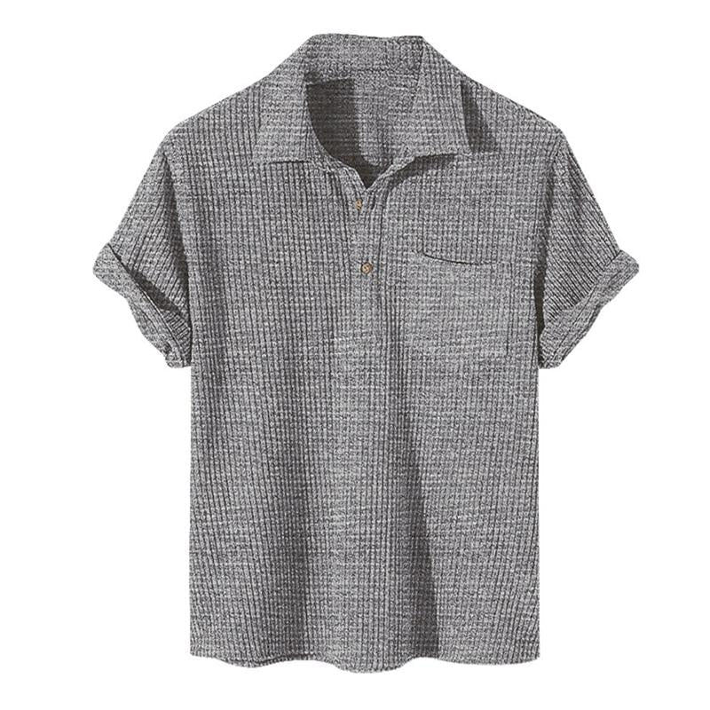 Janus - lockeres shirt in waffle design für den sommer